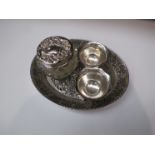 A pair of silver salts,