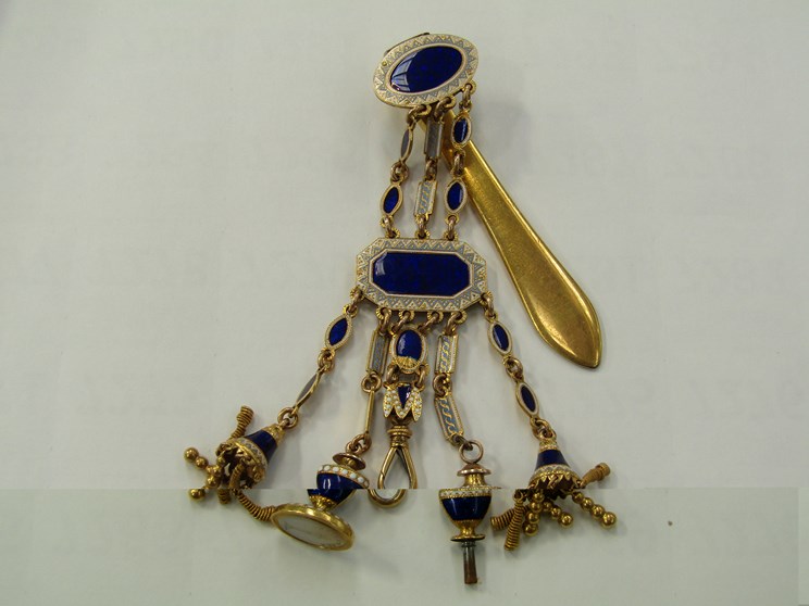 A mid 18th Century gold and enamelled pocket watch by William Post, London, - Image 7 of 9