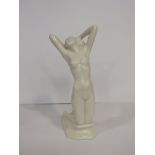 A German Hutschenreuther porcelain figure of a nude maiden,