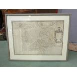 PLAN DE LA VILLE DE ROME: An 1831 dated engraved map depicting the city of Rome,