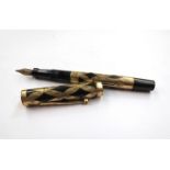 A Morrison's gold plated fountain pen