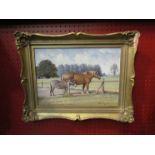 STEPHEN WALKER (1900-2004): A framed oil on Rowney board entitled "The Good Companions".