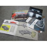 A quantity of Lancia brochures and ephemera including 1959 Appia,