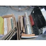 Two boxes containing a quantity of assorted books, including Vincent Motor Cycle, Norton,