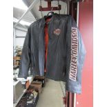 A Harley Davidson leather jacket size XL