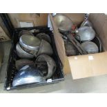 Two boxes of assorted car lamps