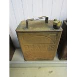 A Pratt's fuel can with cap