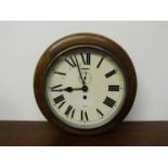 An early 20th Century Empire 8" dial clock with Roman numerals,