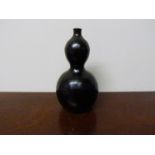 A double Gourd vase, unmarked restoration to neck,
