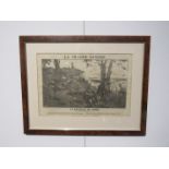 A set of 12 "The Grande Guerre" prints depicting various WWI scenes,