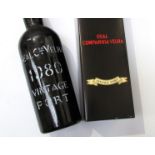 1980 Real Companhia Vintage port x 3,