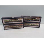 Four boxed Bachmann '00' gauge coaches including corridor