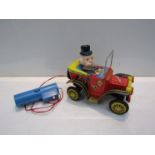 A tinplate "Willy The Walking Car"