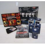 Four boxed Corgi Icon James Bond figures including Mary Goodnight,