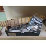 Part built "Build The Titanic" balsa wood kit including parts and magazines