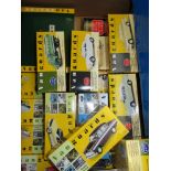 A box of boxed 1:43 scale Vanguards models