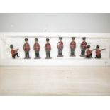 Nine Britain's lead Queens guard figures