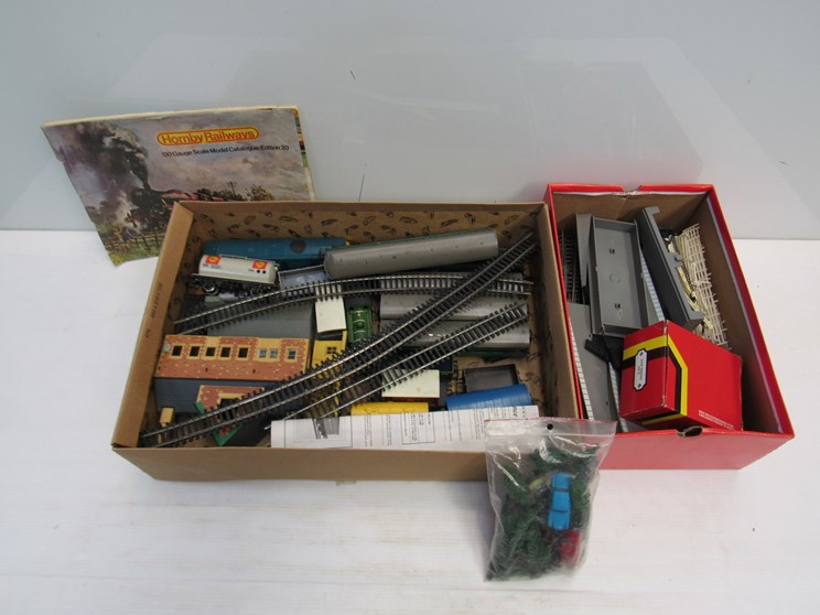 A collection of Hornby '00' gauge locomotives, rolling stock,