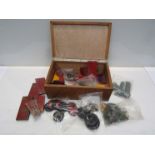 A box of mixed Meccano