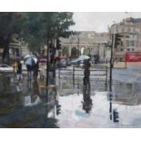 'London Rain Effect' by Ken Howard OBE, RA