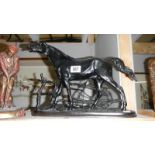 A Kaslin foundry Russian cast iron horse after Mene', signed 'CCCP',