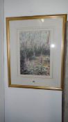 A special edition framed and glazed print 'Woodland Glade',