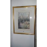 A special edition framed and glazed print 'Woodland Glade',