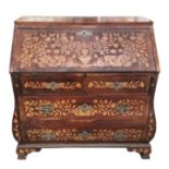 A 19th century Dutch Bamray bureau