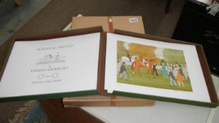 A limited edition 214/230 slip case full set of 14 individually pencil signed and numbered horse