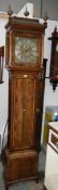 An 18th Century 8 day walnut longcase clock with 5 pillar movement by Thos Carter Bishop Auckland