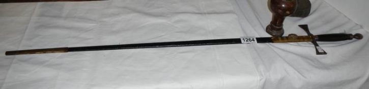 A Masonic sword with sheath