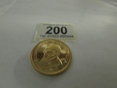 A 1981 gold Krugerrand