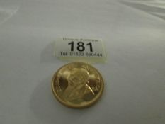 A 1981 gold Krugerrand