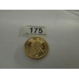 A 1981 gold Krugerrand