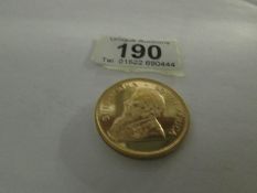 A 1981 gold Krugerrand