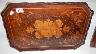 An inlaid tray