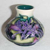 A Moorcroft 'Isis' miniature squat vase