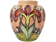 A limited edition Moorcroft vase 'The Winter Tale' B & W Thornton, Stratford upon Avon,