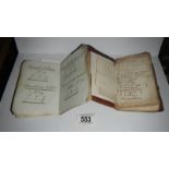 A 1725 almanac belonging to the Colton/Edmonds family with notes,