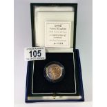 A Royal Mint 1996 United Kingdom gold proof coin 'A celebrations of football'