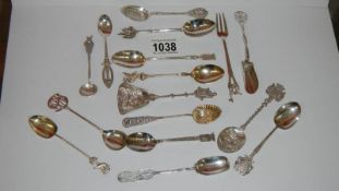 A good collection of silver spoons