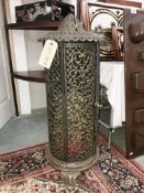 An old Victorian cast iron heater