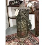 An old Victorian cast iron heater