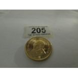 A 1981 gold Krugerrand