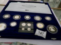 A United Kingdom millennium silver collection