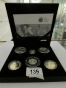A Royal Mint 2009 family silver proof collection