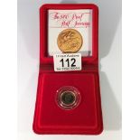 A 1980 proof half sovereign