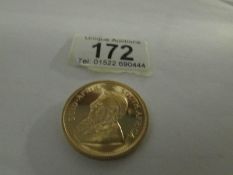 A 1981 gold Krugerrand