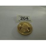 A 1981 gold Krugerrand