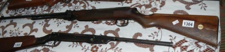 An old Webley air rifle
